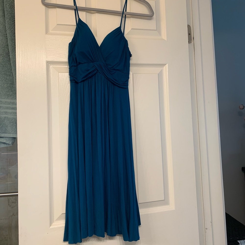 Dulce Corola Teal Blue Sundress. Size M.